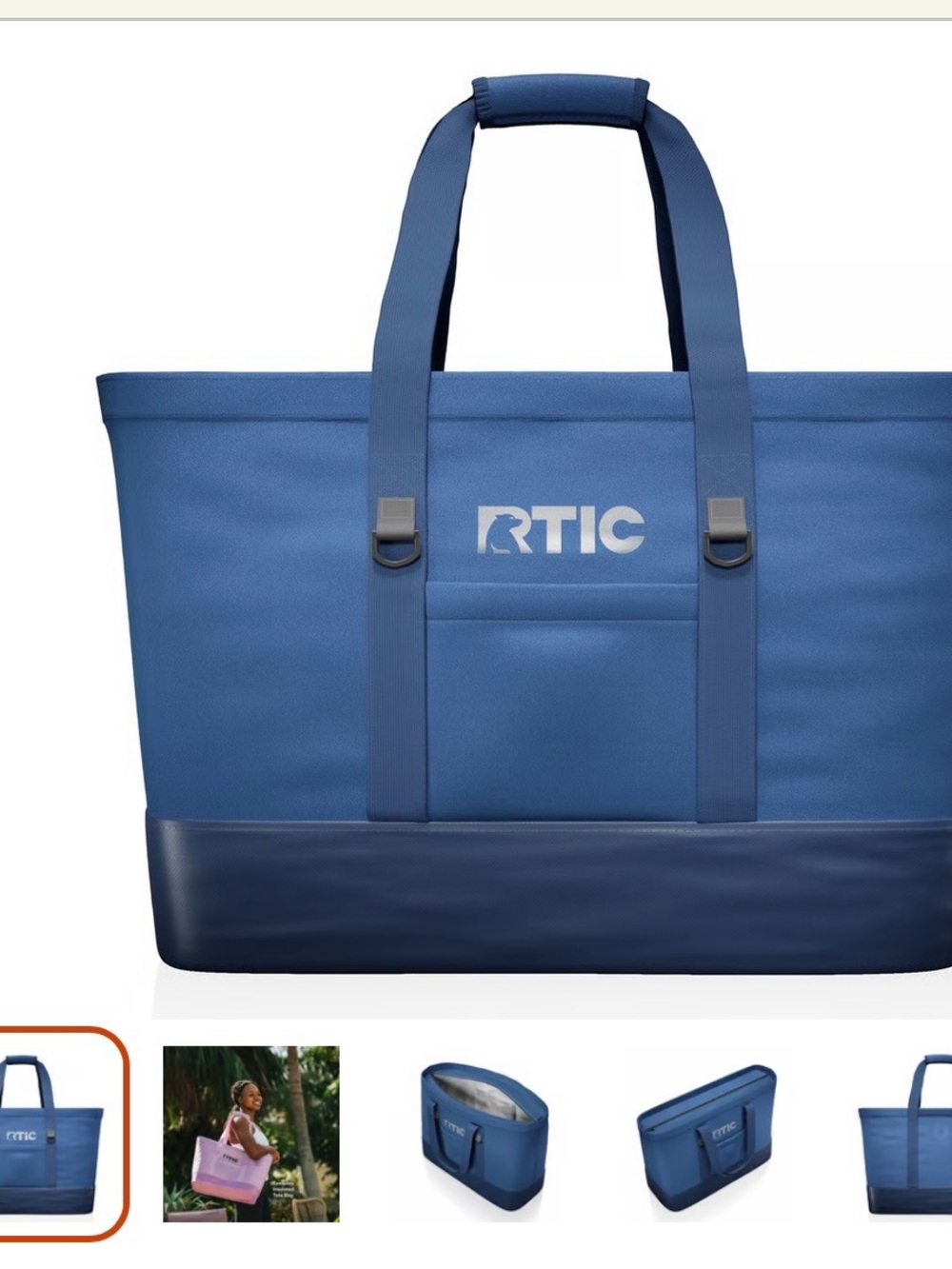 RTIC Navy Blue Insulated Tote